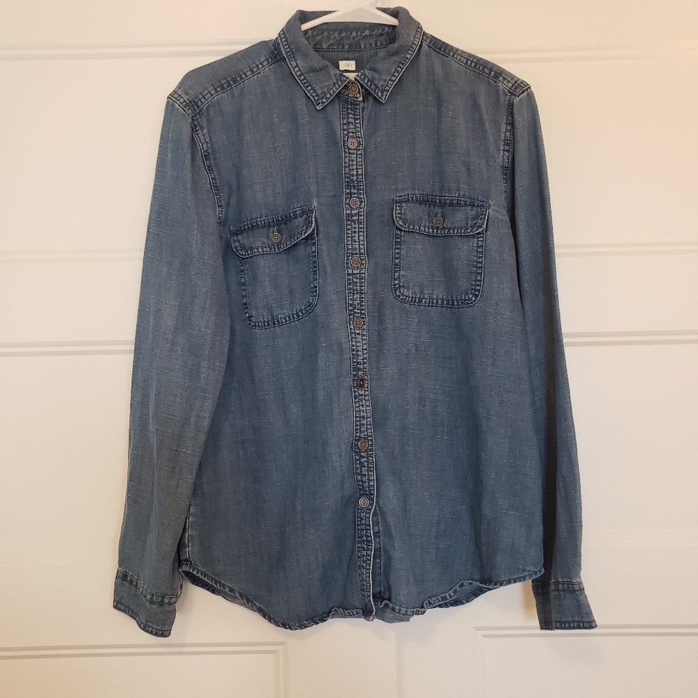 Light-Weight Denim Top